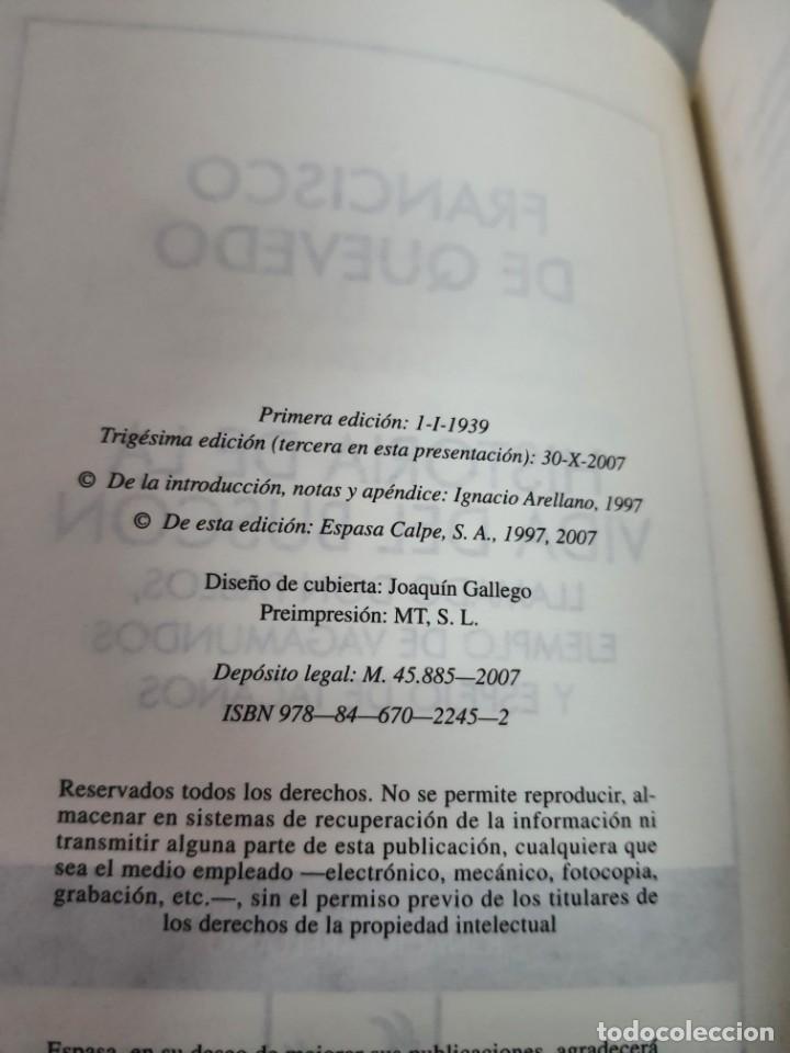 Libros: HISTORIA DE LA VIDA DEL BUSCON 4 - Foto 4