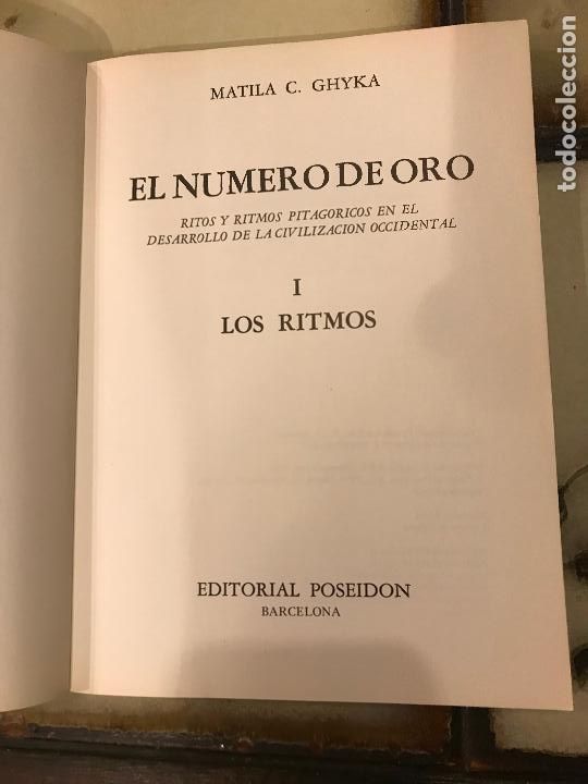 Libros: El n&uacute;mero de oro I. Los ritmos. Matila C. Ghyka. - Foto 3