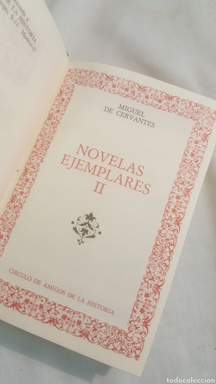 Libros: LIBRO 1975 NOVELAS EJEMPLARES II MIGUEL DE CERVANTES - Foto 1