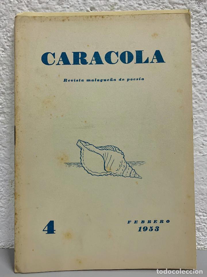 Libros: CARACOLA 4 - febrero 1953 / revista malague&ntilde;a de poes&iacute;a