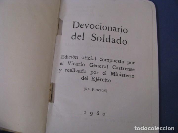 Libros: DEVOCIONARIO DEL SOLDADO. 1960. - Foto 4