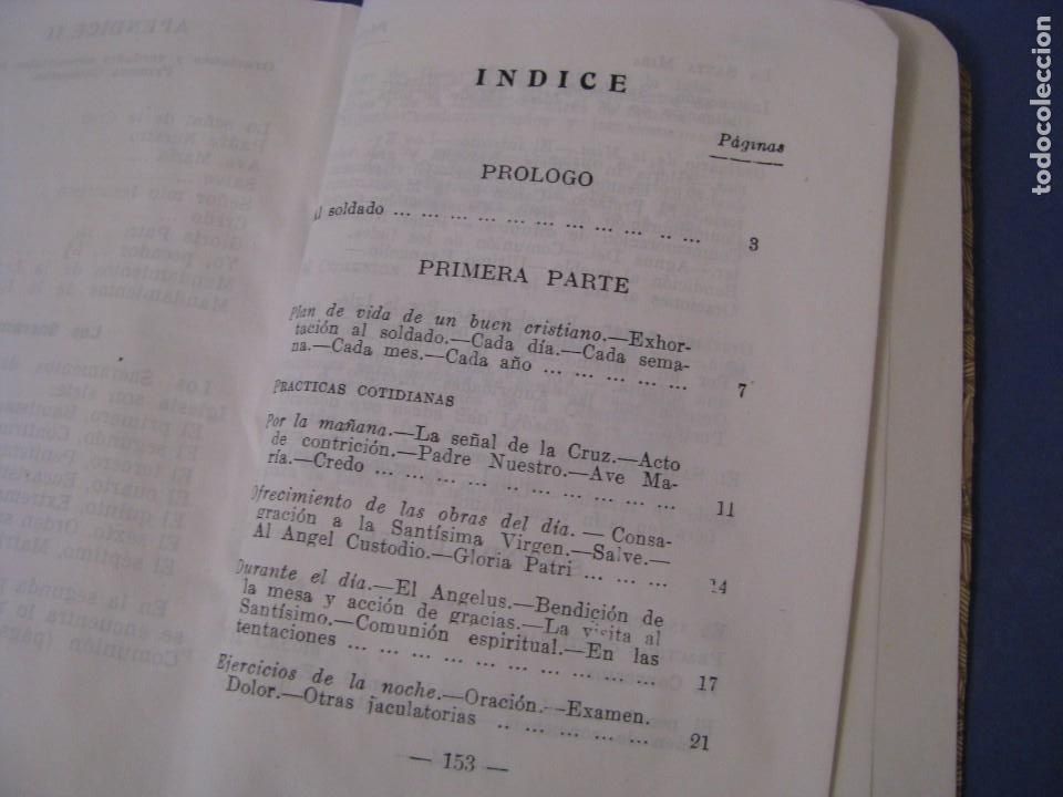 Libros: DEVOCIONARIO DEL SOLDADO. 1960. - Foto 6