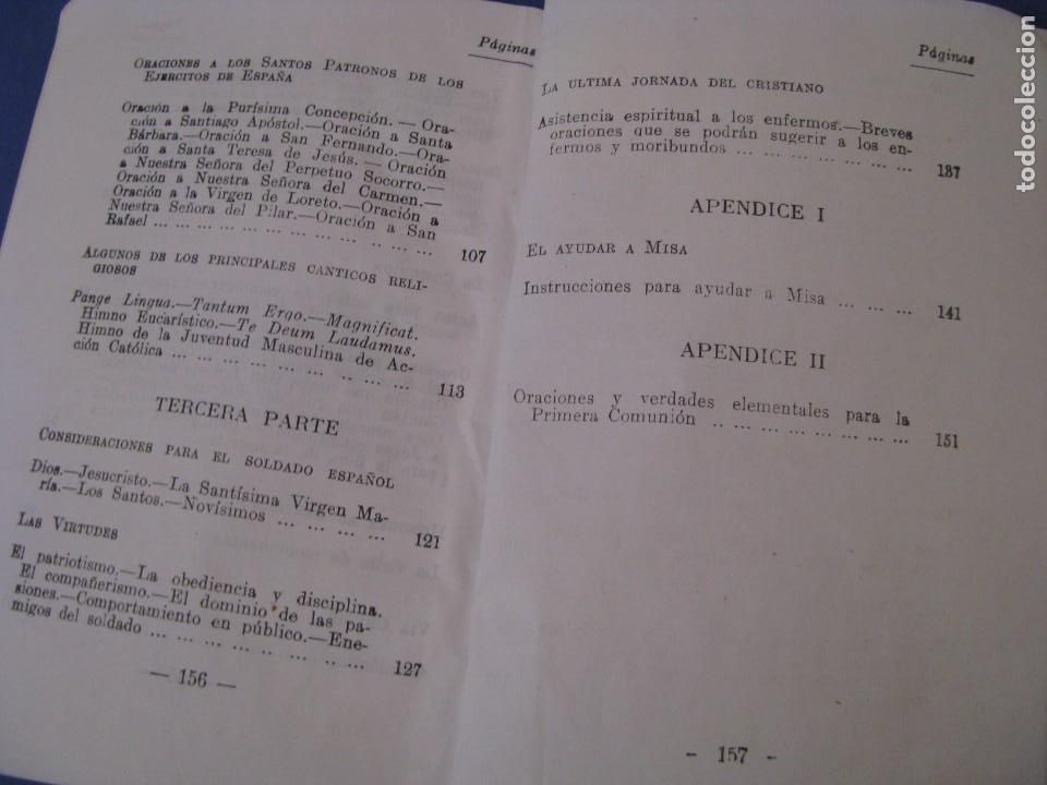 Libros: DEVOCIONARIO DEL SOLDADO. 1960. - Foto 8