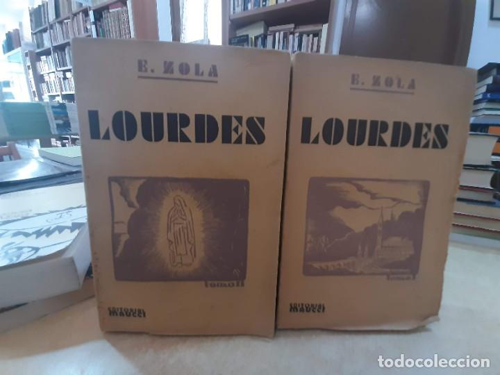 Libros: LOURDES. 2 TOMOS. - E. ZOLA. - Foto 1