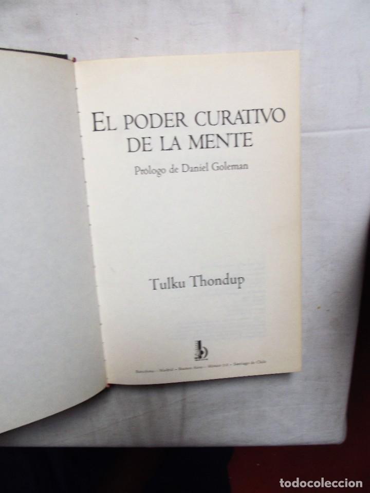 Libros: EL PODER CURATIVO DE LA MENTE POR TULKU THONDUP - Foto 1