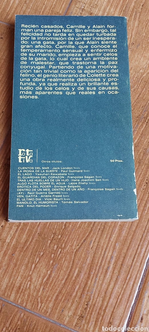 Libros: Libro La Gata -Colette- Rotativa (Lote A) - Foto 3