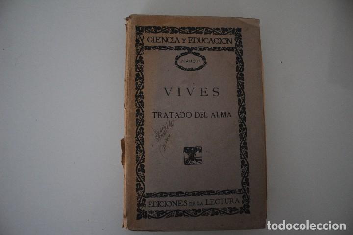 Libros: VIVES TRATADO DEL ALMA - Foto 1