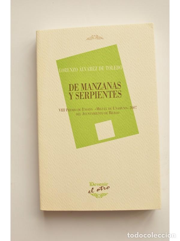 Libros: De manzanas y serpientes - &Aacute;LVAREZ DE TOLEDO, Lorenzo - Foto 1