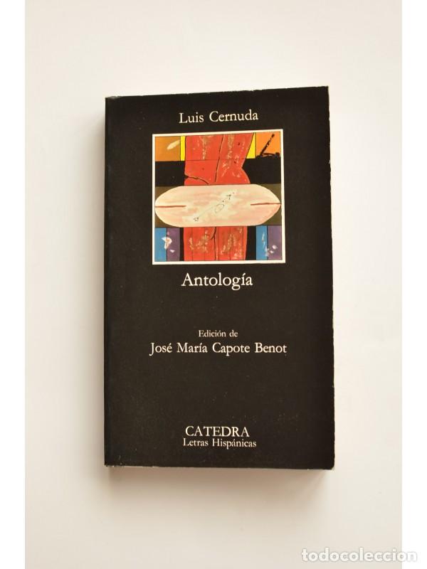 Libros: Luis Cernuda. Antolog&iacute;a - CERNUDA, Luis - Foto 1