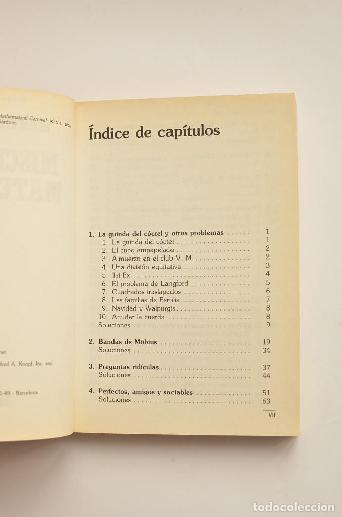 Libros: Miscel&aacute;nea matem&aacute;tica - GARDNER, Martin - Foto 3