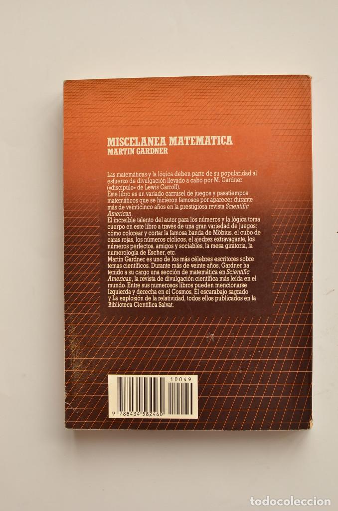Libros: Miscel&aacute;nea matem&aacute;tica - GARDNER, Martin - Foto 6
