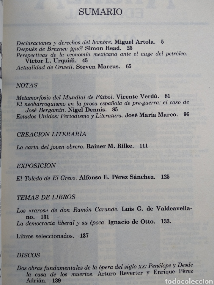 Libros: Revista de Occidente , 1982 , n- 14 - Foto 2