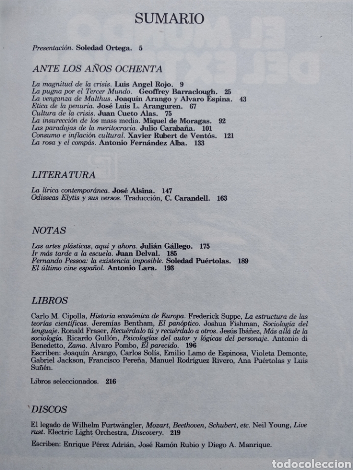 Libros: Revista de Occidente , 1980 , n- 1 - Foto 2