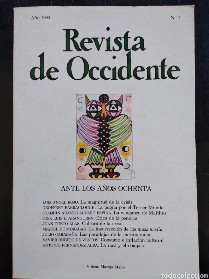 Libros: Revista de Occidente , 1980 , n- 1 - Foto 1