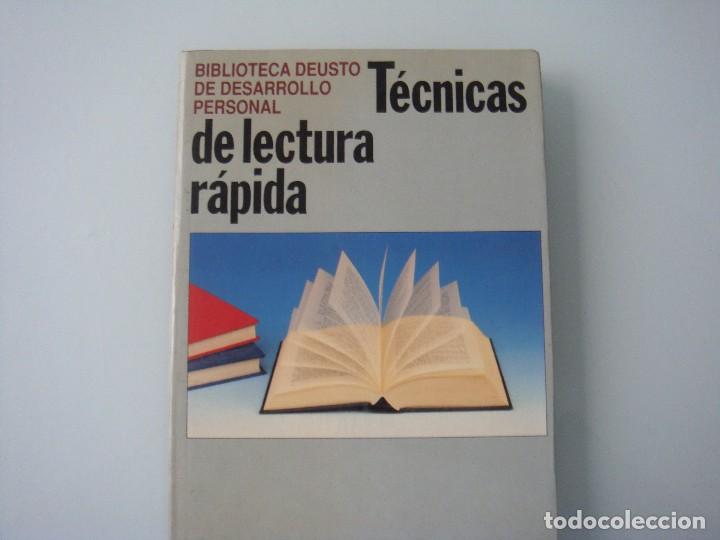 Libros: T&Eacute;CNICAS DE LECTURA R&Aacute;PIDA DEUSTO - Foto 1