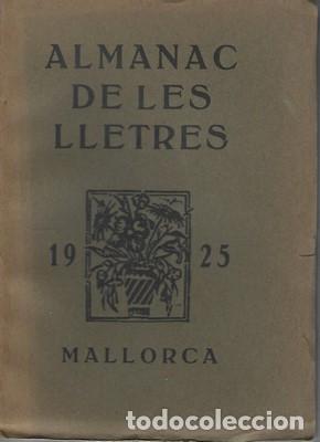 Libros: Almanac de les lletres 1925 - VARIOS - Foto 1