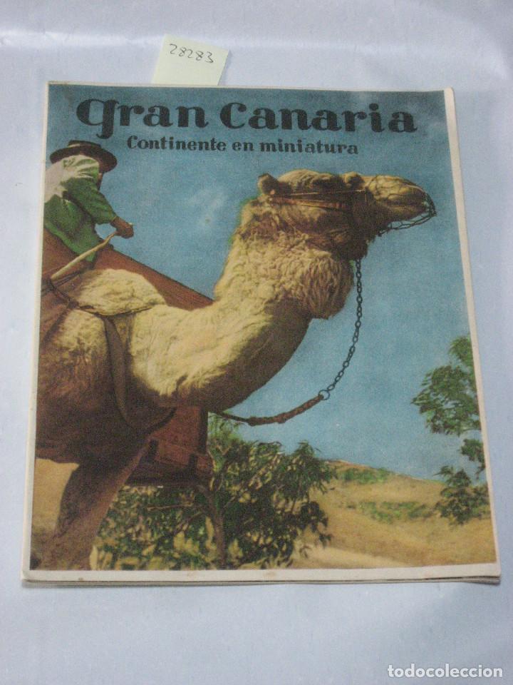 Livros em segunda m&atilde;o: FOLLETO TURISTICO GRAN CANARIA CONTINENTE EN MINIATURA
