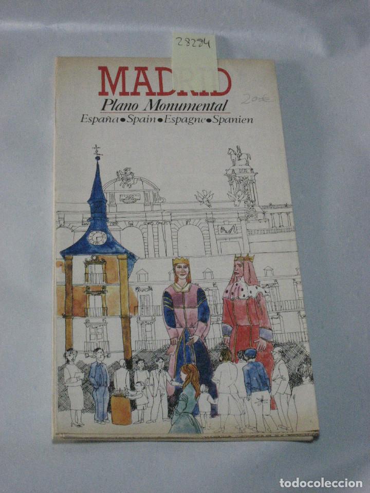 Libros: MADRID PLANO MONUMENTAL 1986 - Foto 1