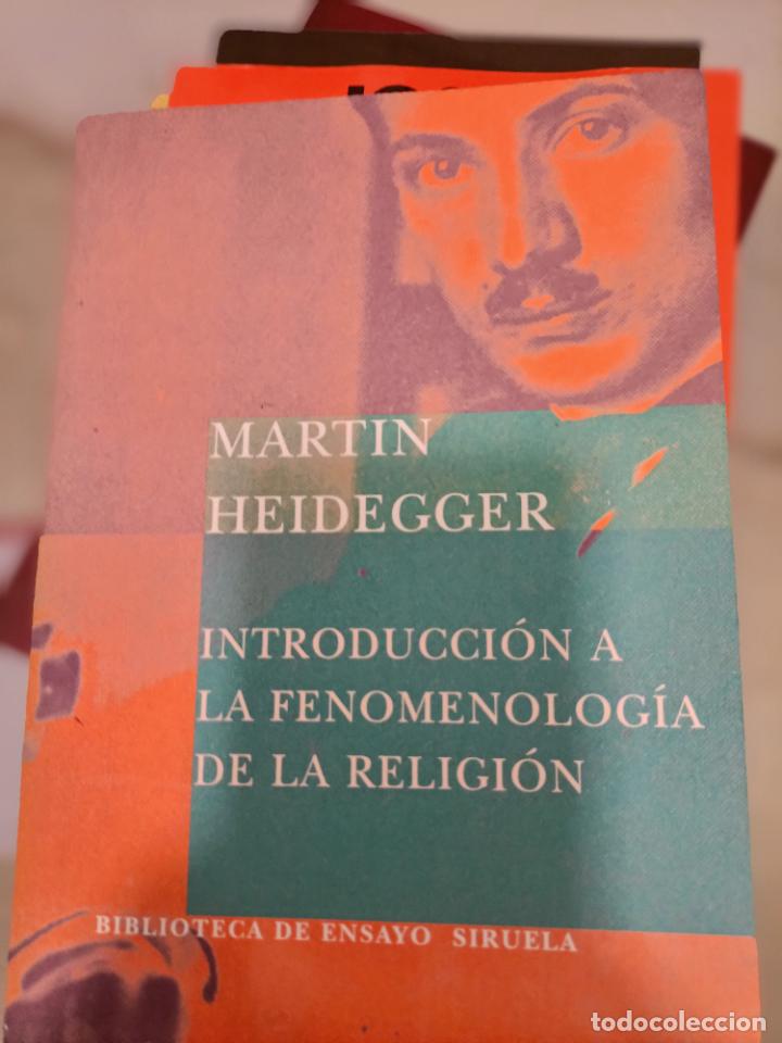Libros: martin heidegger introducion a la fenomologia de la religion