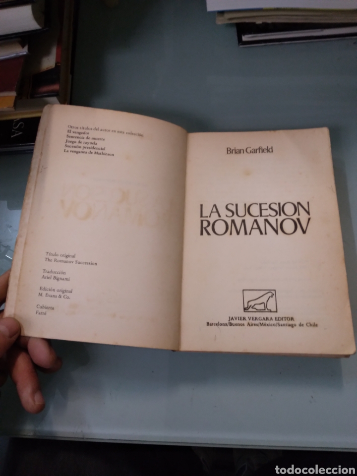 Libros: Brian Garfield,La sucesion Romanov, Vergara - Foto 2