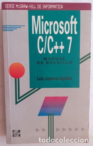 Libros: Microsoft C/C++ 7. Manual de bolsillo - Luis Joyanes Aguilar - Foto 1