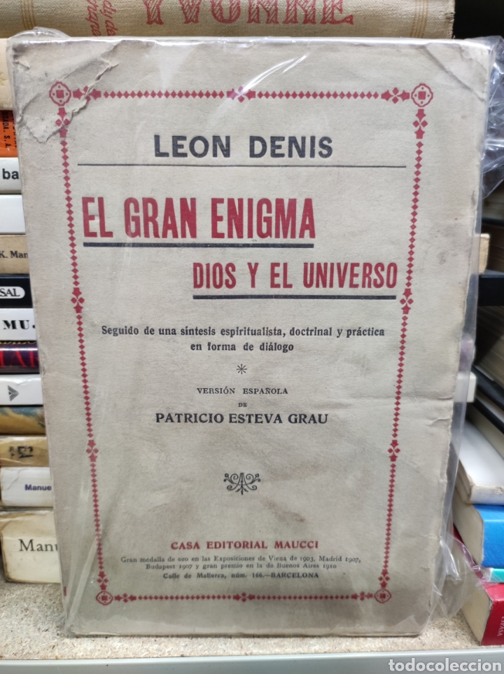Libros: EL GRAN ENIGMA DIOS Y EL UNIVERSO - LEON DENIS - Foto 1