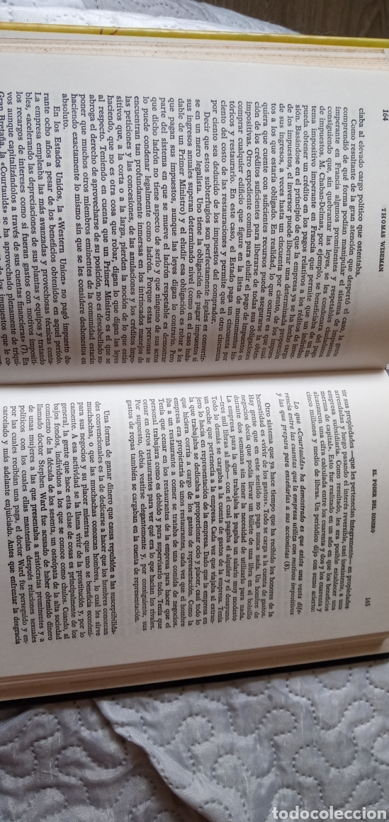 Libros: El poder del dinero.Thomas Wiseman.1976. - Foto 3