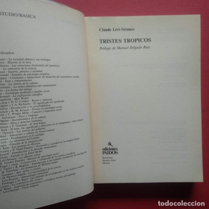 Libros: Tristes Tr&oacute;picos. - Levi-Strauss, Claude. - Foto 2