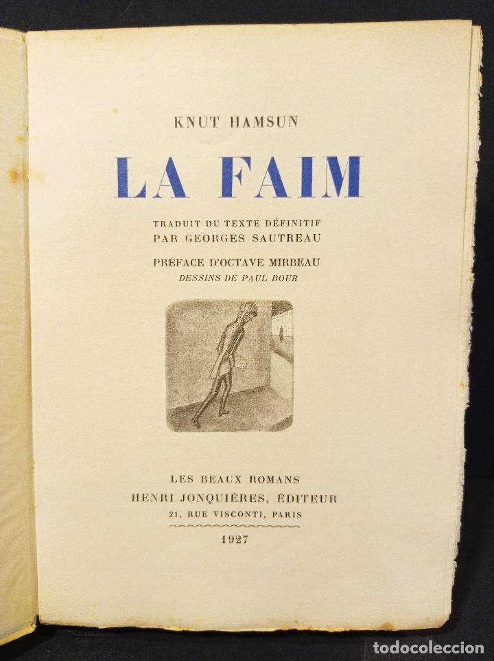 Libros: HAMSUN, Knut.- - La Faim. - Foto 1