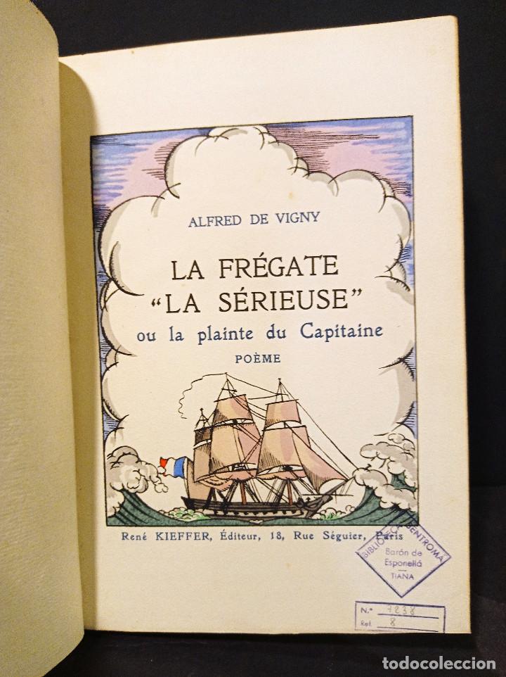 Libros: VIGNY, Alfred de.- - La Fregate La Serieuse ou la Plainte du Capitaine. - Foto 1