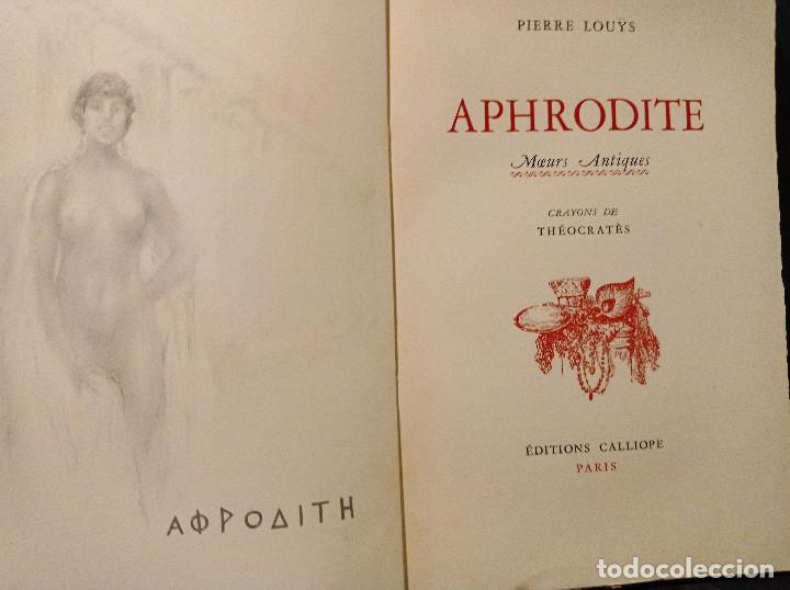 Libros: LOUYS, Pierre.- - Aphrodite. Moeurs Antiques. - Foto 1