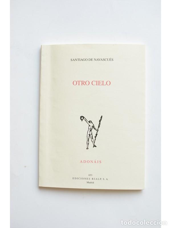Libros: Otro cielo - NAVASCU&Eacute;S, Santiago de - Foto 1