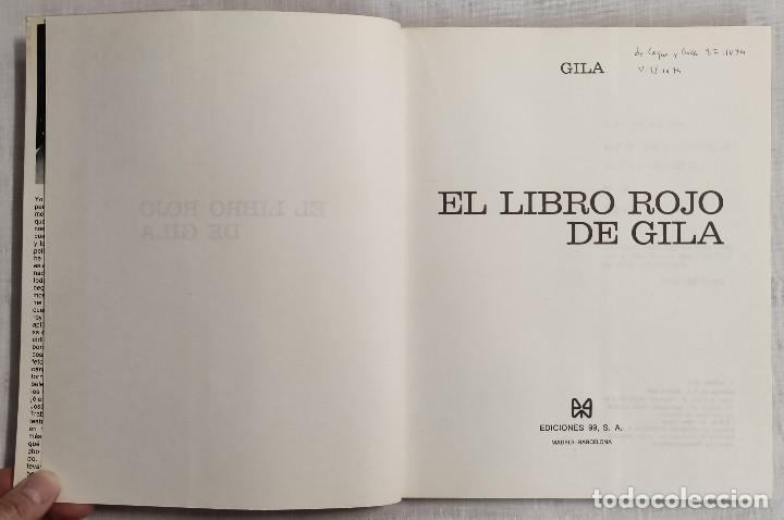 Libros: EL LIBRO ROJO DE GILA. 1974. - Foto 2
