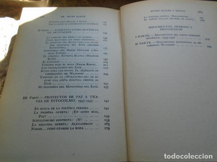 Libros: Entre Hitler y Stalin - Dr. Peter Kleist. - Foto 4