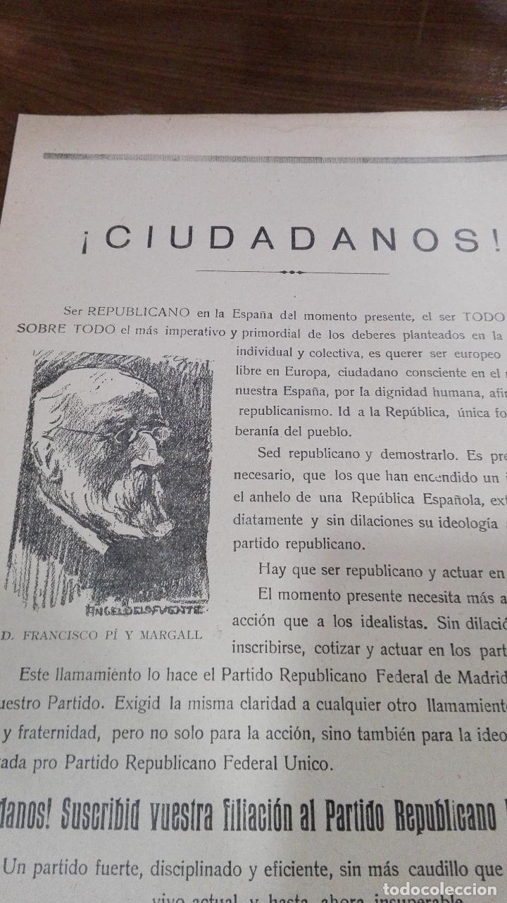 Libros: PROGRAMA DEL PARTIDO REPUBLICANO FEDERAL - Foto 1