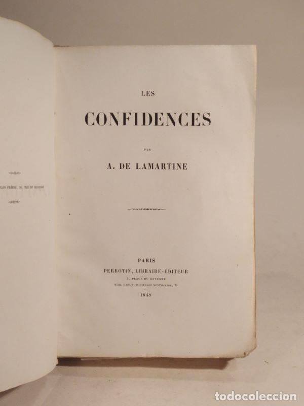 Libros: A. de Lamartine - Les Confidences - Foto 1