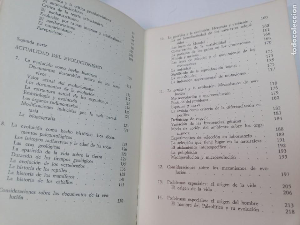 Libros: GIUSEPPE MONTALENTI El evolucionismo SA9761 - Foto 3