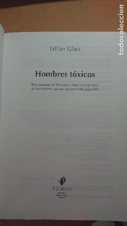 Libros: Hombres T&oacute;xicos - Lillian Glass - Foto 3