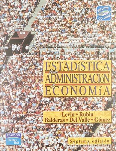 Libros: Estad&iacute;stica para Administraci&oacute;n y Economia - LEVIN - Foto 1