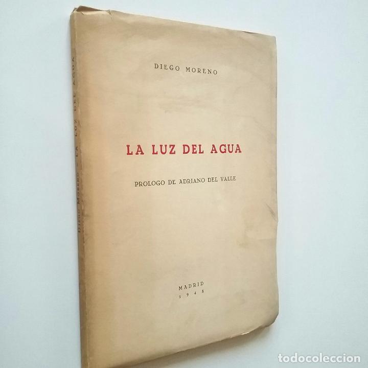 Libros: Diego Moreno (Pr&oacute;logo de Adriano del Valle) - La luz del agua - Foto 1