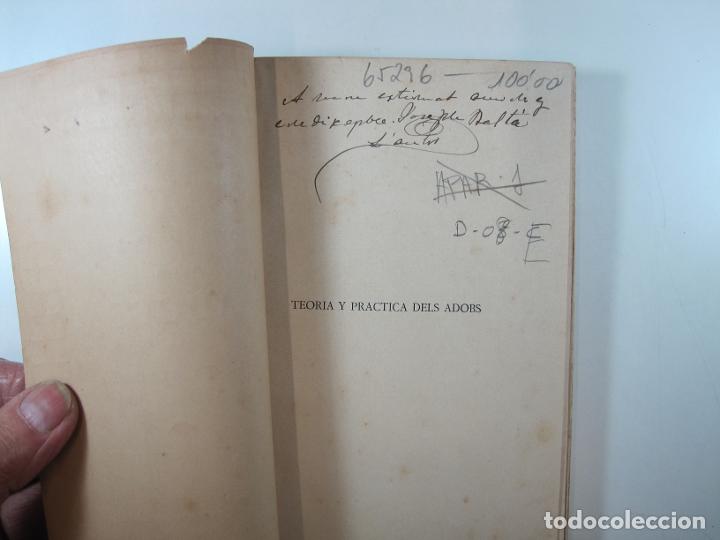 Libros: TEORIA Y PR&Agrave;CTICA DELS ADOBS - AGUILERA, JOAQUIM - Foto 1