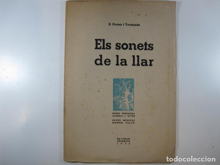 Libros: ELS SONETS DE LA LLAR - DURAN I TORTAJADA, E. - Foto 1