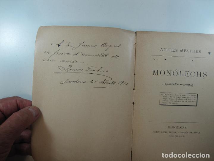 Libros: MON&Oacute;LECHS (SILUETAS BARCELONINAS) - MESTRES, APELES - Foto 2