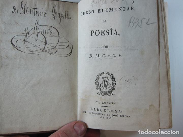 Libros: CURSO ELEMENTAR DE POESIA - D. M. C. y C. P. - Foto 3