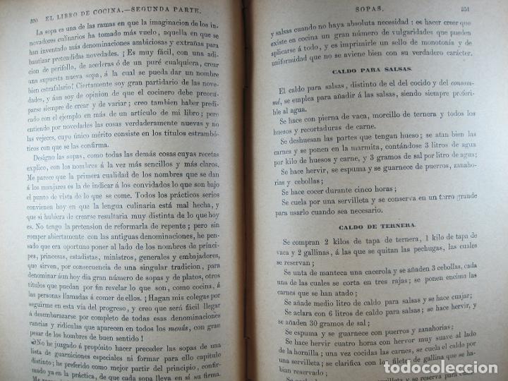 Libros: EL LIBRO DE COCINA - GOUFFE, JULES - Foto 1