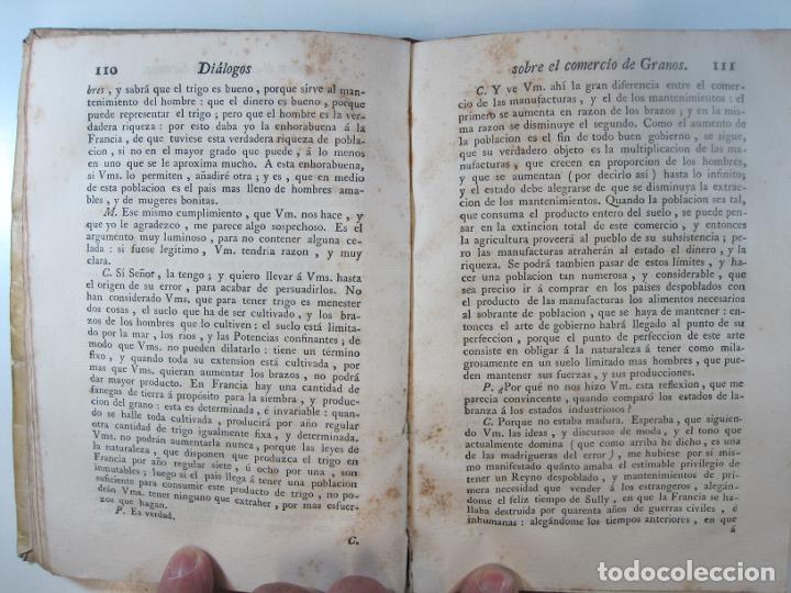 Libros: DIALOGOS SOBRE EL COMERCIO DE TRIGO - GALIANI, ABATE - Foto 1