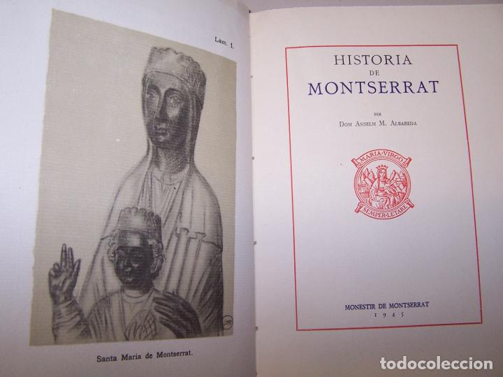 Libros: HIST&Ograve;RIA DE MONTSERRAT - ALBAREDA, ANSELM M. - Foto 1