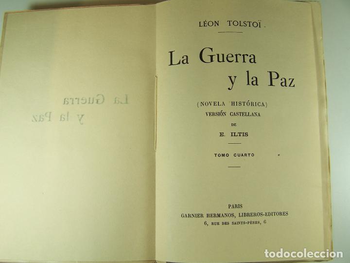 Libros: LA GUERRA Y LA PAZ.: 4 VOL. - TOLSTOI, LE&Oacute;N - Foto 1