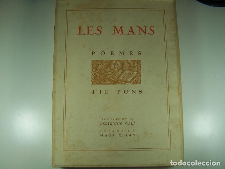 Libros: LES MANS: POEMES - PONS, IU - Foto 2