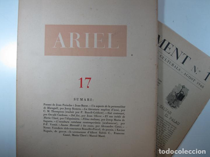 Libros: ARIEL: REVISTA DE LES ARTS, N&ordm; 17 - JOAN BARAT...DIR - Foto 2